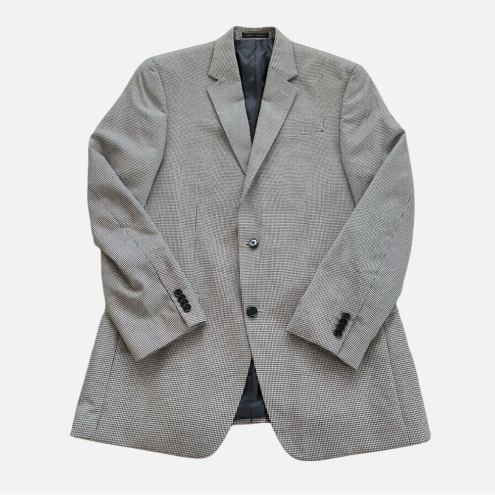 Michael Kors Men's Gray Patterned Blazer